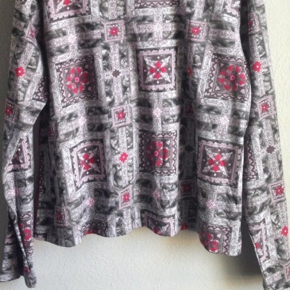 NWT City Elements by Lee Print L/S Top - Picture 4 of 4